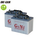G&Yuバッテリー【サイクルバッテリー】EB-50(50Ah/5時間率容量)2台セット※メーカー直送品のため代引・時間指定不可バッテリー バッテリー 充電器 船舶用 メンテナンスフリー mfバッテリー マリンレジャー キャンピングカー