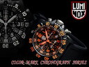 ルミノックス メンズ クロノグラフ 腕時計 ブラック オレンジ ラバー 3089数量限定セール価格!!Luminox ルミノックス ネイビーシールズ メンズクロノグラフ腕時計 3089