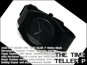 【NIXON】ニクソン ユニセックス 腕時計 THE TIME TELLER P タイムテラーP マットブラック A119-524