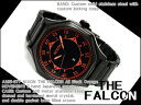【NIXON】ニクソン メンズ 腕時計 THE FALCON ファルコン オールブラック オレンジ A195-577
