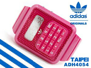 【adidas TAIPEI】アディダス タイペイ ユニセックス 電卓腕時計 ピンク ADH4054adidas TAIPEI アディダス タイペイ ユニセックス 電卓腕時計 ADH4054