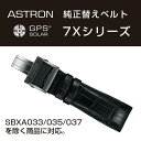 【おまけ付き】アストロン ASTRON 純正替えベルト 7Xシリーズ かん幅24mm 標準200mmタイプ ブラックベルト ブラック尾錠 R7X02DC