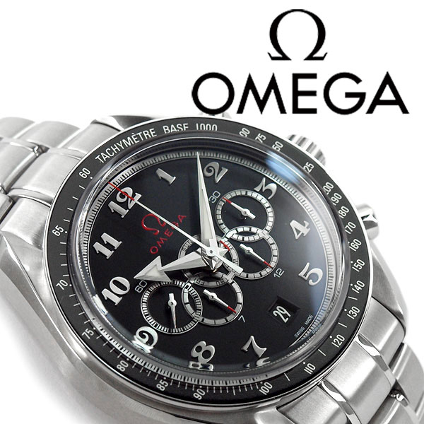OMEGA オメガ スピードマスター オリンピックコレクション コーアクシャル 自動巻き機械式 クロノグラフ ブラックダイアル ステンレスベルト 32130445201-002