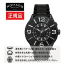 【ROMAGO】ロマゴ ヌメレーションシリーズ Numeration series 内蔵イルミネーション メンズ 腕時計 ブラック RM007-0053SS-BK