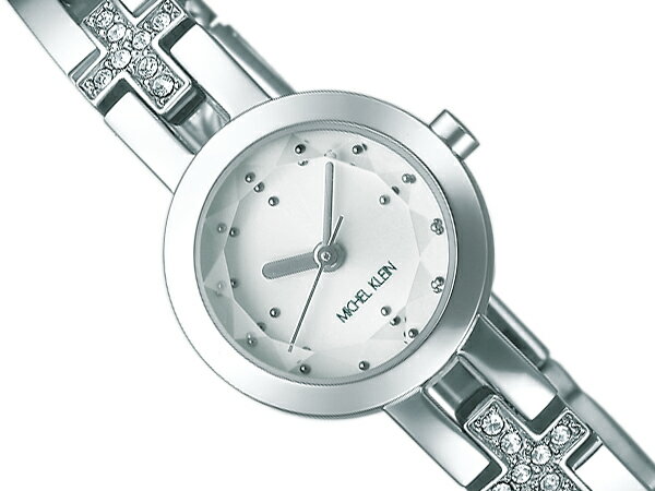 【MICHEL KLEIN】ミッシェル・クラン SEIKO セイコー レディース 腕時計 ホワイト×シルバー AJCK003【送料無料】【正規品】