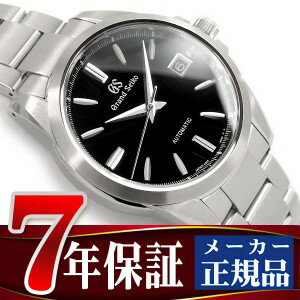 【GRAND SEIKO】 グランドセイコー メカニカル 手巻き付き ブラックダイアル ステンレスベルト SBGR257