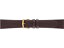 【SEIKO BAND】19mm セイコー 替えベルト 牛革スムース(切身はっ水) 紳士用 こげ茶色 DAA4R【正規品】【返品不可】【ネコポス可】