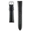 【SEIKO BAND】17mm セイコー 替えベルト リザード(切身ステッチ付) 紳士用 黒色 DX01A【正規品】【返品不可】【ネコポス可】