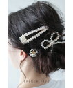 「frenchpave」ワンランク上のヘアスタイルに。上品可愛いパールアクセサリーヘアアク