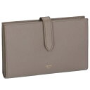 セリーヌ CELINE 2020年春夏新作 二つ折り長財布 ラージ ストラップ ウォレット ぺブル 10B63 3BFP 10BL