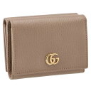 グッチ GUCCI 474746 ミニ財布 マーモント Petite Marmont 三つ折り財布 ベージュ系 474746 CAO0G 5729