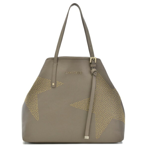 【送料無料】JIMMY CHOO/ジミーチュウ 2015年春夏新作 レザー/スタッズ トートバッグ SASHAM LTS 0094