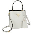 プラダ PRADA 2020年春夏新作 ショルダーバッグ パニエ スモール サフィアーノ レザーバッグ ホワイト 1BA217OOO 2ERX G3Z