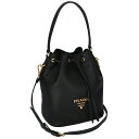 プラダ PRADA 2020年春夏新作 ショルダーバッグ バケットバッグ 巾着バッグ ブラック 1BE018NOM 2BBE 002
