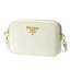 プラダ PRADA サフィアーノ バッグ 斜めがけ ショルダーバッグ ホワイト系 1BH036OOO NZV 009