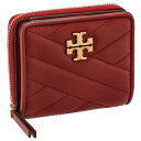 トリーバーチ TORY BURCH 2021年春夏新作 財布 二つ折り KIRA バイフォールドウォレット レッド系 56820 0196 633