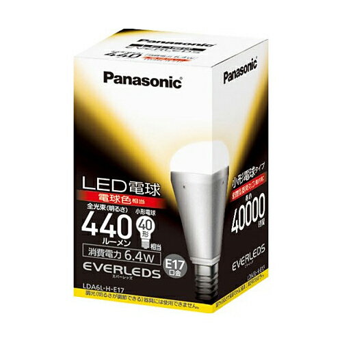 Panasonic LED電球【ミニクリプトン】(E17口金)電球色相当 LDA6L-H-…...:onestep:10110713