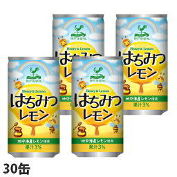 神戸居留地 <strong>はちみつレモン</strong> 185g 30缶 缶ジュース 飲料 ドリンク ジュース ソフトドリンク 缶 レモンジュース