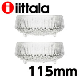iittala <strong>イッタラ</strong> Ultima Thule ウルティマツーレ ボウル 11.5cm クリア 2個セット『<strong>送料無料</strong>（一部地域除く）』