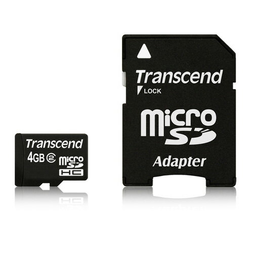 トランセンド マイクロSDHCカード 4GB Class2 TS4GUSDHC2【合計￥1900以上送料無料！】