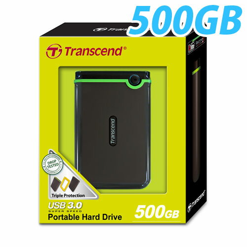 トランセンド 【USB3.0】ポータブルハードディスク 500GB TS500GSJ25M…...:onestep:10085255