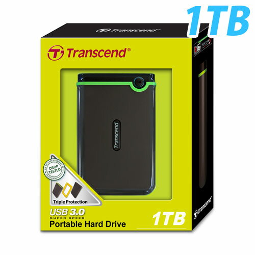 トランセンド 【USB3.0】ポータブルハードディスク 1TB TS1TSJ25M3【送料無料！】