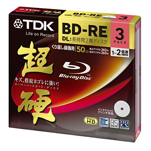 TDK BE-RE DL 録画用 3枚 ケース入り...:onestep:10070798