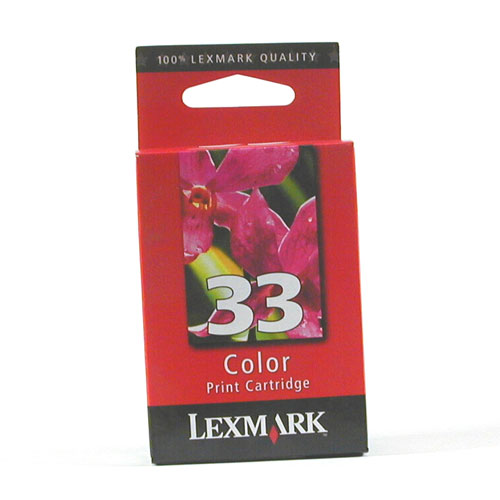 #33 カラー レギュラーサイズ LEXMARK インクカートリッジ 【smtb-k】【送料無料！】送料無料！