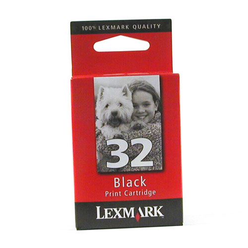 #32 ブラック レギュラーサイズ LEXMARK インクカートリッジ 【smtb-k】【送料無料！】送料無料！