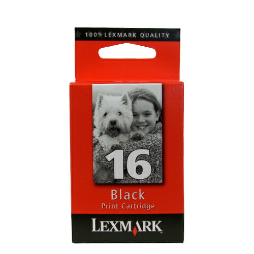 #16 ブラック LEXMARK インクカートリッジ 【smtb-k】【送料無料！】送料無料！