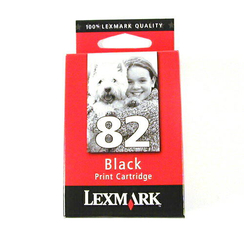#82 ブラック LEXMARK インクカートリッジ 【送料無料！】