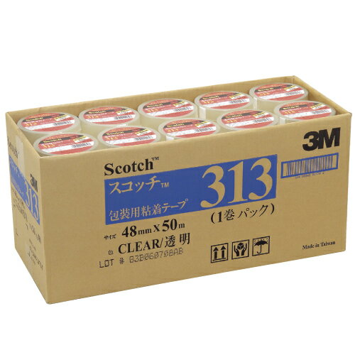 3M 透明梱包用テープ 50巻入 【送料無料！】