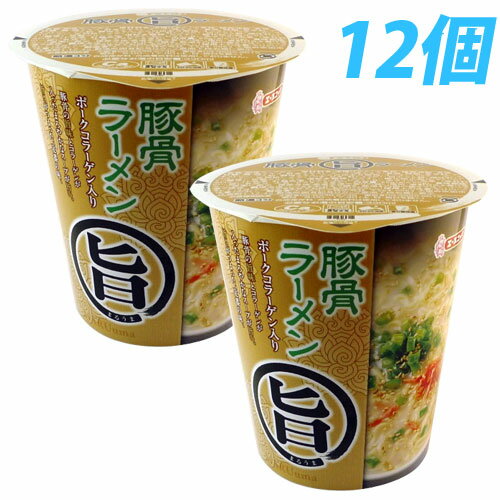 エースコック まる旨 豚骨ラーメン 60g×12個【合計￥1900以上送料無料！】