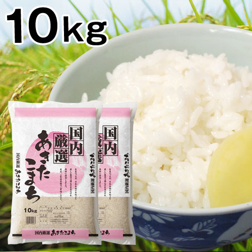 国内産あきたこまち 【10kg】【送料無料！】