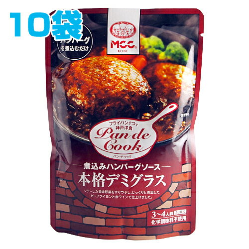 MCC 煮込みハンバーグ 本格デミグラス 200g 10袋【送料無料！】