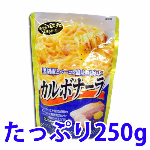 カルボナーラ パスタソース 250g【合計￥1900以上送料無料！】合計￥1900以上送料無料！