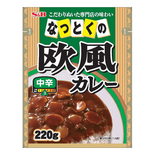 ヱスビー食品 なっとくの欧風カレー 1袋 【合計￥1900以上送料無料！】