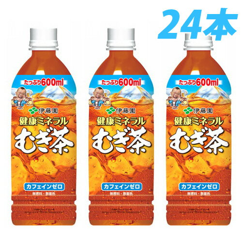 健康ミネラル麦茶　600ml 24本 【送料無料！】