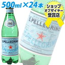 サンペレグリノ 500mlPET 24本 (炭酸水) ※お一人様2点限り1本あたり69円(税込)　合計￥2900以上送料無料！