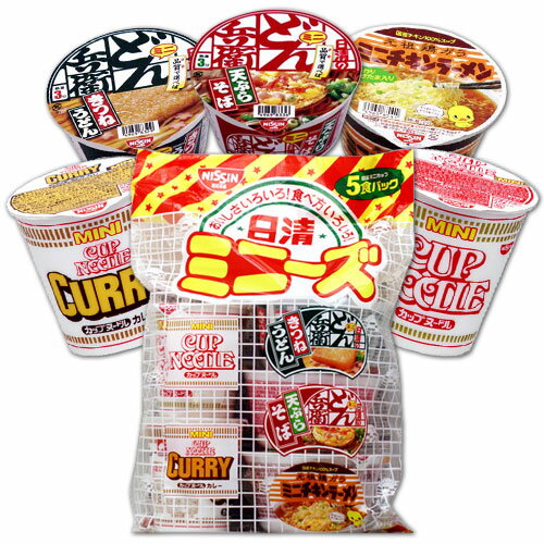 日清食品 日清ミニーズ 5個入 【合計￥1900以上送料無料！】合計￥1900以上送料無料！