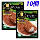 ハチ食品 たっぷりビーフカレー 中辛 10個