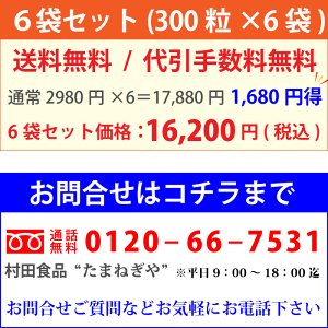お徳用の6袋セット
