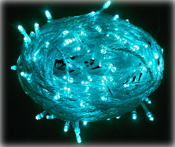 送料無料条件付 防水 屋外用 希少色　エメラルド ブルー 100球 延長連結球のみLEDイルミネーション 【べ-エメ-球】 イルミネーション LED イルミネーション イルミネーションLED　クリスマスイルミネーション クリスマスライト 省エネ 節電 照明 防災