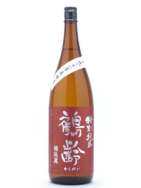 新潟県　青木酒造　鶴齢【かくれい】　特別純米　越淡麗　55％　無濾過生原酒　1800ml【2sp_120611_a】