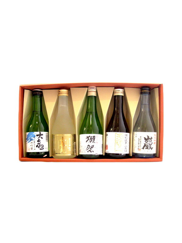 大人気の獺祭(だっさい)と人気地酒蔵飲み比べ300ml×5本セット！大人気のJALファーストクラス採用蔵専門誌掲載酒などが入ったプレミアム5本セット！