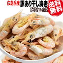訳あり 干しえび 120g×1袋(広島県産) 不揃い【無着色...