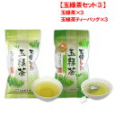 5%還元 【送料無料】日田製茶園 天領ひた玉緑茶セット(3) (茶葉100g×3個/ティーバッグ60g(3g×20パック)×3個)【お歳暮ギフトクーポン】