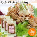 【クーポン利用で20%OFF】【送料込】豊後高田市産そば粉使用 そばパスタ(さくら) 100g×3個セット 国東半島で栽培された蕎麦 豊後高田市観光まちづくり