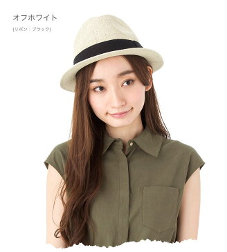 日本製 帽子 レディース 麦わら帽子 中折れ ハット FENUAフェヌア PESHI