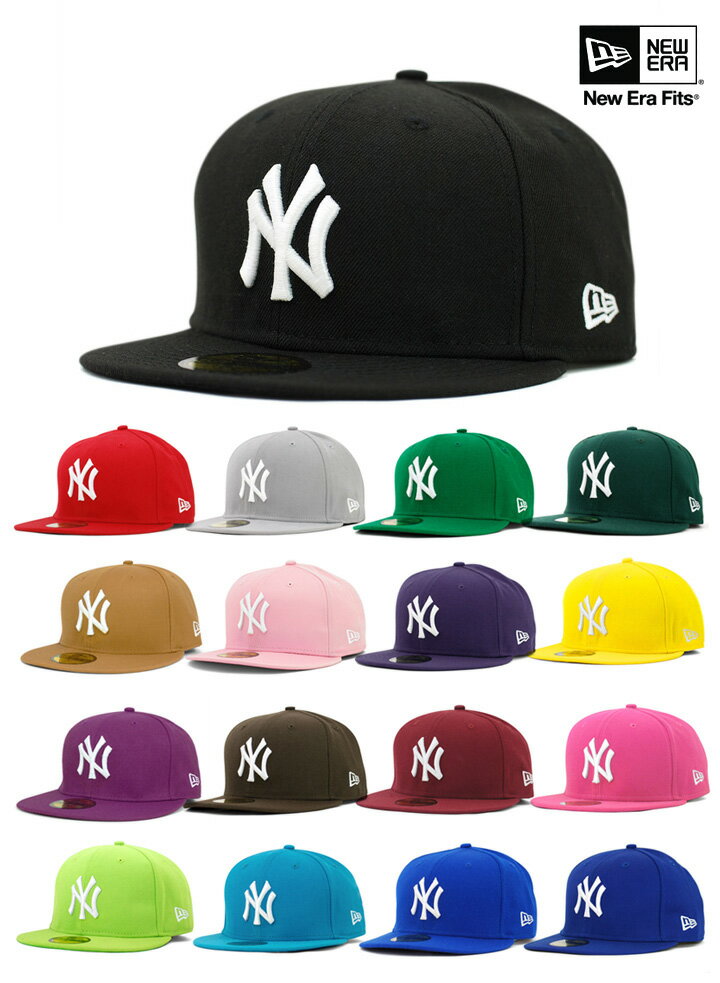 キャップ / 帽子 ニューエラ キャップ NY ニューヨーク ヤンキース ベーシックカラー ベースボールキャップ 全17色 NEWERA NEW YORK YANKEES [ 帽子 NEW ERA CAP 野球 ヘッドギア MLB ] 送料無料  #CP:Bレビューで 送料無料 ★